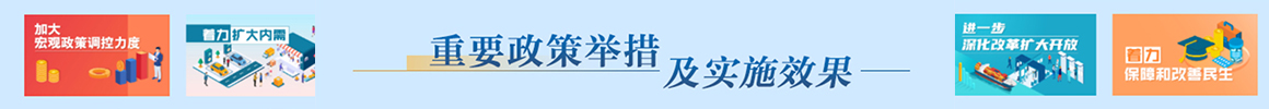 重要政策举措及实施效果